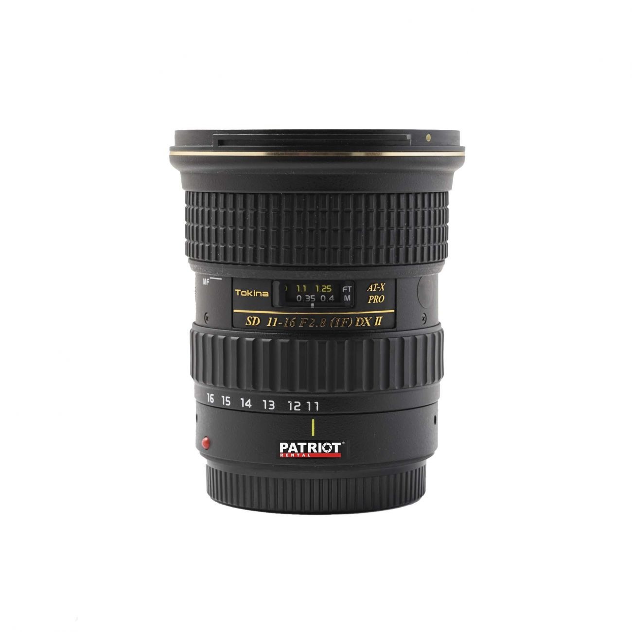 11-16mm Tokina zoom Lens AT-X PRO SD F2.8 (IF) DX II