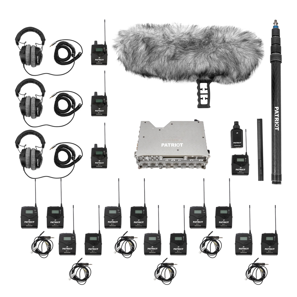4x Actors Sound Recording SET (Sound Devices 788T, Sennheiser EW 512P G4)